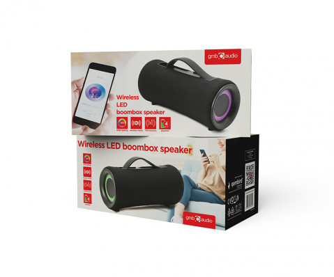 GEMBIRD PRZENOŚNY GŁOŚNIK BLUETOOTH LED CZARNY - Galeria zdjęcie 9