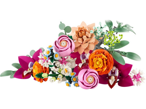 LEGO ICONS 10342 Botanicals - Piękny bukiet różowych kwiatów - Galeria zdjęcie 4