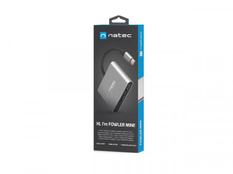 NATEC MULTI PORT FOWLER MINI (USB-C PD, HDMI 4K) - Galeria zdjęcie 12