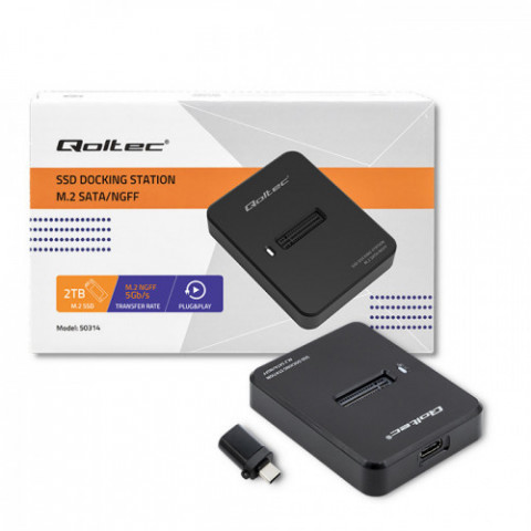 QOLTEC STACJA DOKUJĄCA DYSKÓW SSD M.2 SATA | NGFF - Galeria zdjęcie 3