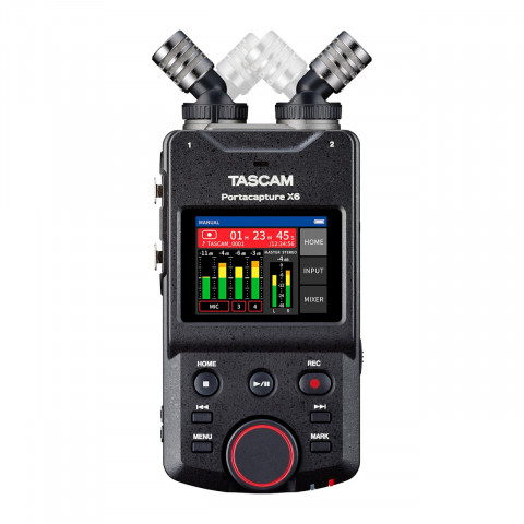 Tascam Portacapture X6 - Rejestrator i interfejs audio USB z 6 kanałami nagrywania - Galeria zdjęcie 1