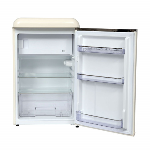 Lodówka Retro Ravanson LKK-120RC (545mm x 895mm x 585 mm; 106 l; kremowy) - Galeria zdjęcie 2