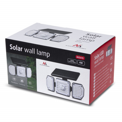 MACLEAN SOLARNA LAMPA LED Z CZUJNIKIEM MCE615 - Galeria zdjęcie 9