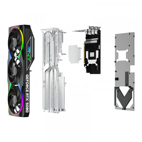 Karta graf. PNY GeForce RTX 5080 16GB ARGB OC 3-FAN - Galeria zdjęcie 4