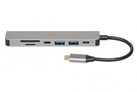 IBOX HUB USB IUH3SL4K SLIM USB3.2 HDMI 4K PD100W - Galeria zdjęcie 3