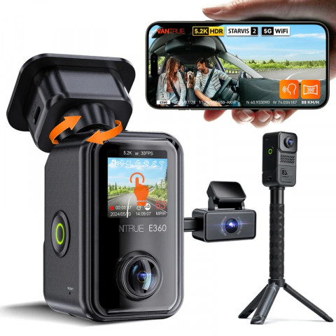 Wideorejestrator Vantrue E360 ACE LTE 3ch - Galeria zdjęcie 1