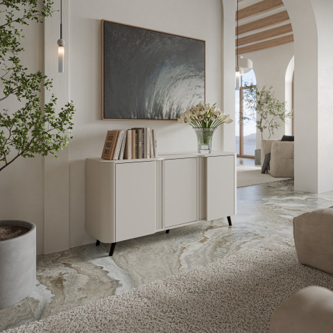 Komoda VOLARE 151x39x75 kaszmir - Galeria zdjęcie 3