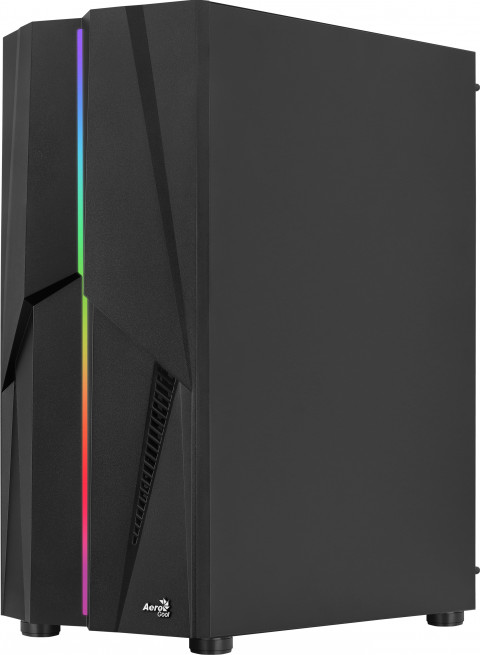 Obudowa AEROCOOL PGS MECHA-G-BK-v1 RGB czarna - Galeria zdjęcie 3