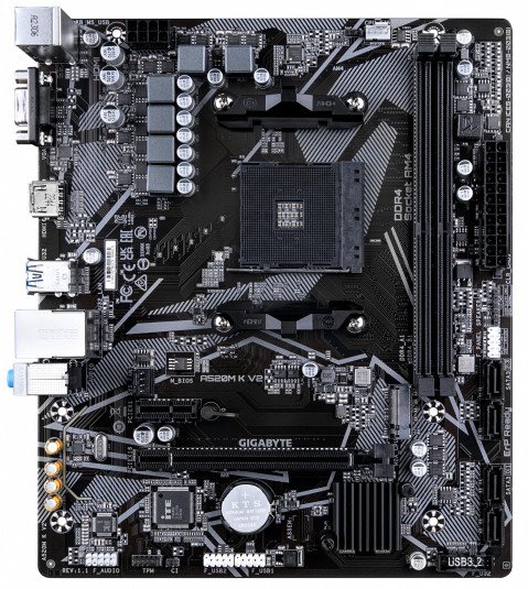 Płyta główna Gigabyte A520M K V2 - Galeria zdjęcie 2