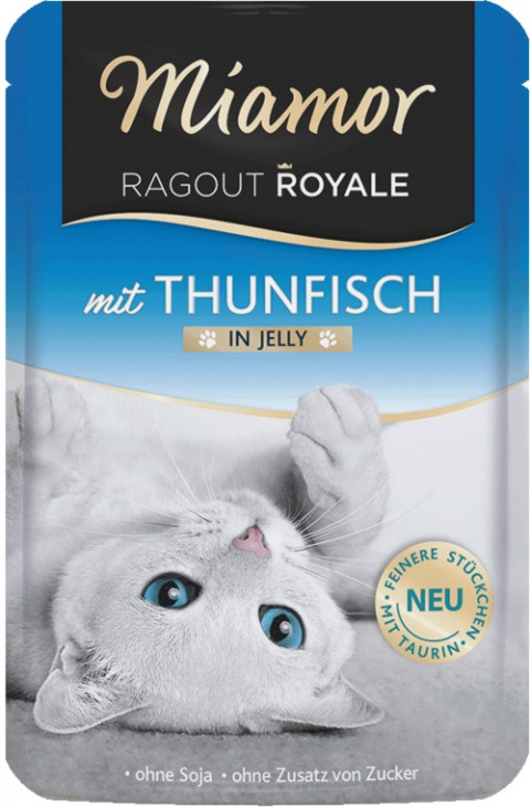 MIAMOR Ragout Royal Tuńczyk w żelu 100g dla kota - Galeria zdjęcie 1