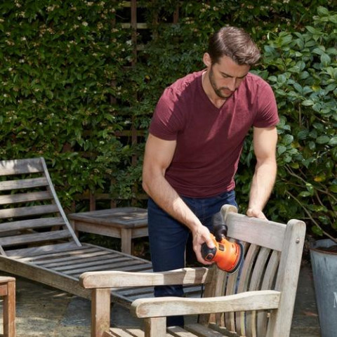 Szlifierka mimośrodowa BEW210-QS BLACK+DECKER - Galeria zdjęcie 4