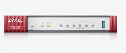 Firewall Zyxel USGFLEX100 1xWAN 4xLAN SPI firewall: 900 Mbps Max. IPsec VPN: 50 - Galeria zdjęcie 1