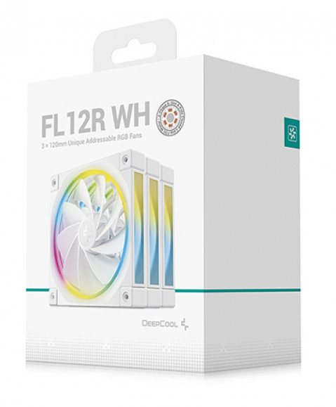 Wentylator DeepCool FL12R WH 3IN1 (R-FL12R-WHAPN3-G) - Galeria zdjęcie 4