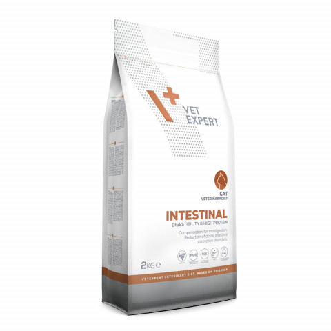 VET EXPERT Veterinary Diet Intestinal Cat - sucha karma dla kota - 2kg - Galeria zdjęcie 3