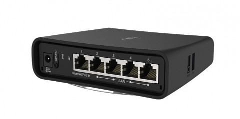 Router WiFi 5 Mikrotik hAP ac2 (RBD52G-5HacD2HnD-TC) 2,4GHz(2x2)/5GHz(2x2) 5p - Galeria zdjęcie 3