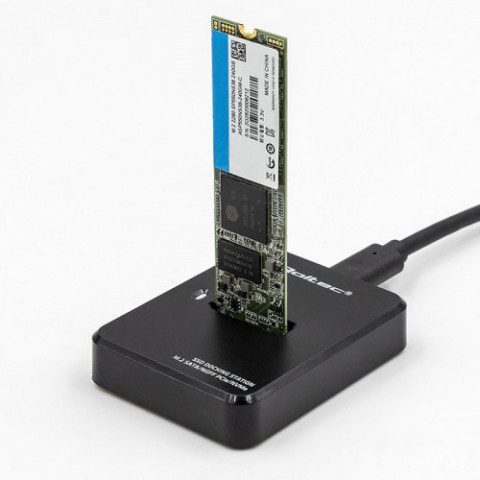 QOLTEC STACJA DOKUJĄCA DYSKÓW SSD M.2 SATA/PCIE - Galeria zdjęcie 2