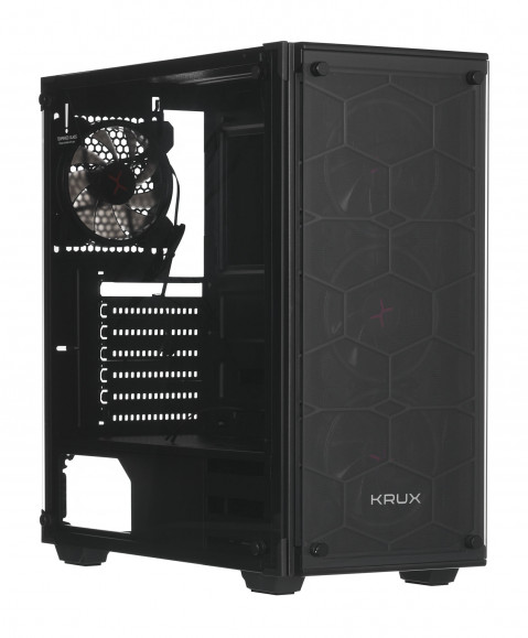 Obudowa KRUX Leda Black (KRX0007) - Galeria zdjęcie 12