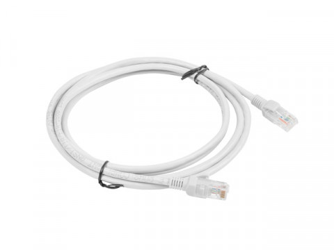 Lanberg Patchcord RJ45, kat. 5e, UTP, 2m, szary - Galeria zdjęcie 2
