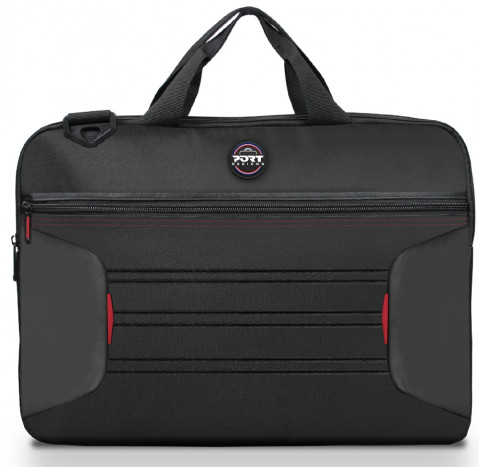 Zestaw torba + mysz PORT DESIGNS Premium Pack 501873 (Top Load; wireless; 1000 DPI; USB-C/USB-A; kolor czarny) - Galeria zdjęcie 7