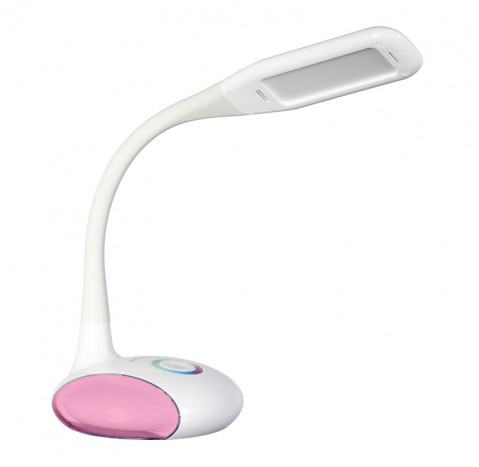 Nowoczesna lampka na biurko wielokolorowa RGB LED Activejet VENUS RGB biała z funkcją oświetlenia nocnego - Galeria zdjęcie 5