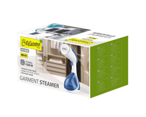 Parownica do ubrań 1500W Maestro MR-355-BLUE - Galeria zdjęcie 4