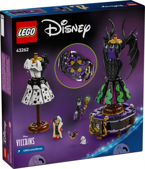 LEGO DISNEY CLASSIC 43262 Suknie Diaboliny i Cruelli de Mon - Galeria zdjęcie 2