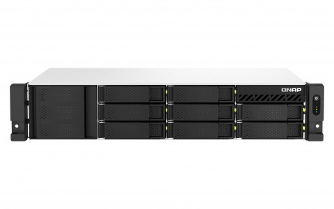 Qnap TS-864eU-8G, 2U, 8 x 2.5"/3.5" SATA, Intel Celeron N5095 4C/4T, 8 GB DDR4 onboard not expandable, 2 x 2.5GbE, Single PSU (not upgradeable to RP) - Galeria zdjęcie 1