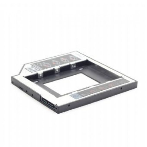 Ramka Montażowa Gembird Slim HDD/SSD 5.25->2.5 (W MIEJSCE CD/DVD W LAPTOPIE) - Galeria zdjęcie 5