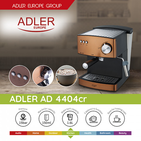 Ekspres ciśnieniowy ADLER AD 4404cr - Galeria zdjęcie 12
