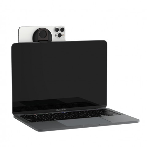 Uchwyt Belkin iPhone Mount with MagSafe for Mac Notebooks Black - Galeria zdjęcie 2
