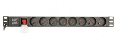 GEMBIRD LISTWA ZASILAJĄCA RACK 19" (PDU) 1U, 16A - Galeria zdjęcie 4