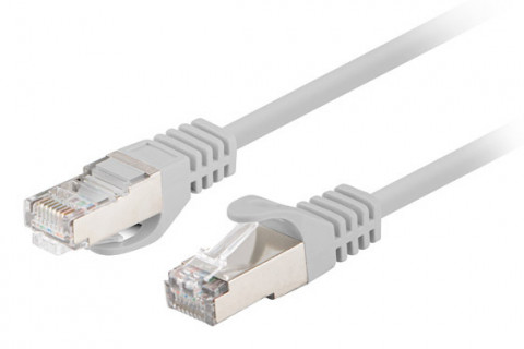 PATCHCORD KAT.6 FTP 0.25M SZARY FLUKE PASSED LANBERG 10-PACK - Galeria zdjęcie 1