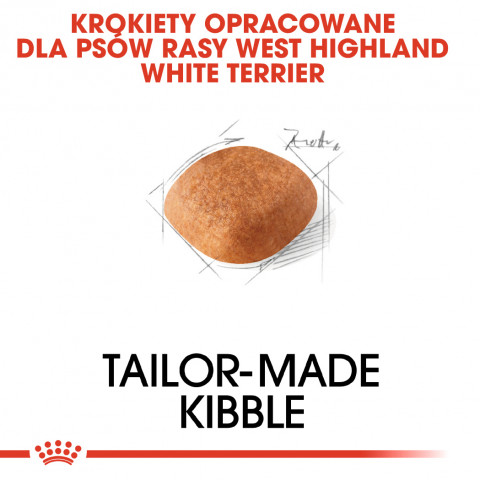 ROYAL CANIN BHN West Highland White Terrier Adult - sucha karma dla psa dorosłego - 3kg - Galeria zdjęcie 4