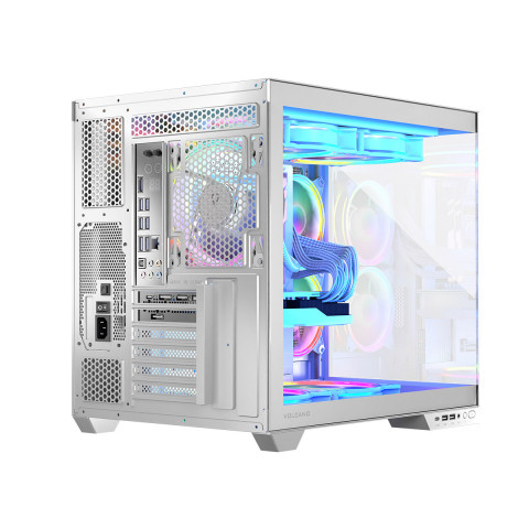 MODECOM OBUDOWA VOLCANO PANORAMA ARGB 7F MIDI WHT - Galeria zdjęcie 3