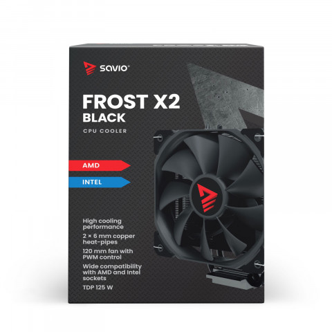 SAVIO CHŁODZENIE CPU FROST BLACK X2 - Galeria zdjęcie 11