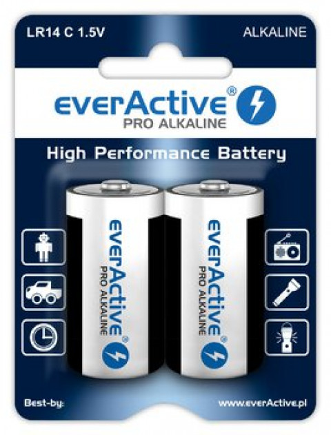 EVERACTIVE BATERIE ALKALICZNE PRO EVLR14-PRO - Galeria zdjęcie 1
