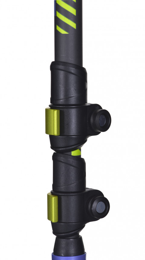 Kije Viking Carbo Lite Trekking 65-135 cm czarno/limonkowe - Galeria zdjęcie 8