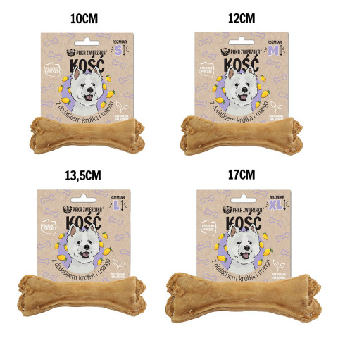 PAKA ZWIERZAKA Kość z dodatkiem królika i mango XL 17 cm - przysmak dla psa - 115g - Galeria zdjęcie 2