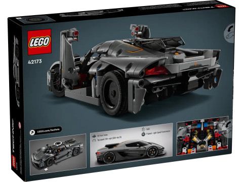 LEGO Technic 42173 Szary hipersamochód Koenigsegg Jesko Absolut - Galeria zdjęcie 2