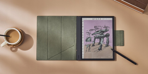 Etui magnetyczne Onyx Boox Note Air 4 C Ciemno-szare - Galeria zdjęcie 9