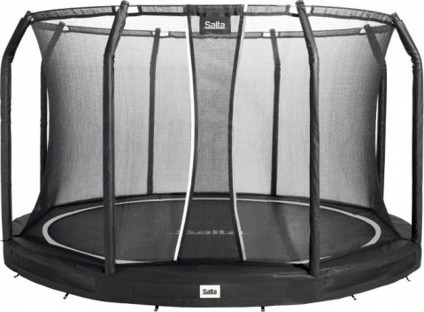 Trampolina Premium Ground Combo 396 cm Czarna - Galeria zdjęcie 1