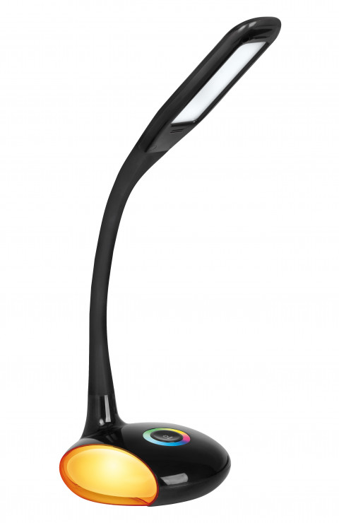 Nowoczesna lampka na biurko wielokolorowa RGB LED Activejet VENUS RGB czarna z funkcją oświetlenia nocnego - Galeria zdjęcie 2