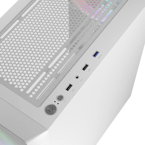 LOGIC OBUDOWA PORTOS ARGB MIDI USB 3.0 WHITE - Galeria zdjęcie 15