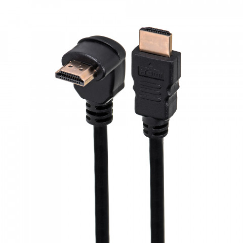 SAVIO KABEL HDMI V2.0 KĄTOWY 4K OFC 1,5M CL-108 - Galeria zdjęcie 1