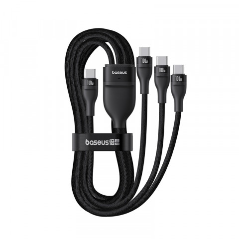 Kabel Baseus Flash Series 3 100W 1,5m (czarny) - Galeria zdjęcie 3