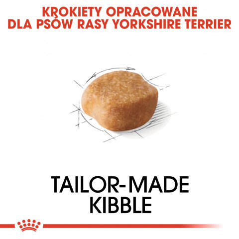 ROYAL CANIN BHN Yorkshire Terrier Adult - sucha karma dla psa dorosłego - 500 g - Galeria zdjęcie 4