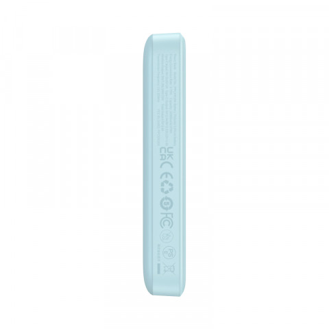 Powerbank Baseus Magnetic Mini Air Wireless 10000mAh 20W+kabel USB C-USB C (niebieski) - Galeria zdjęcie 3
