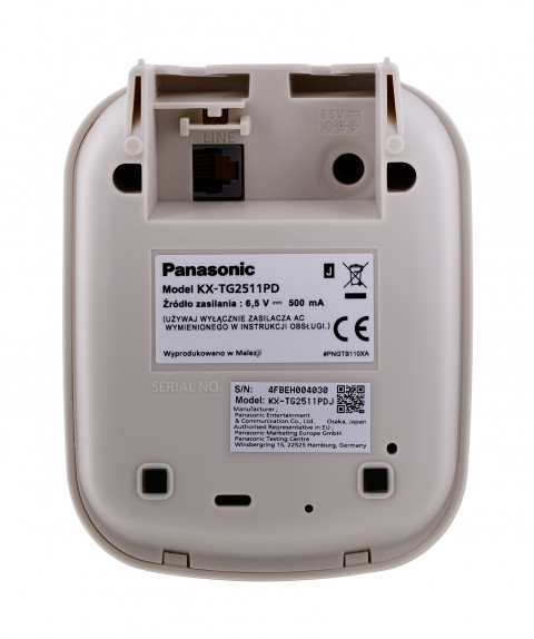Telefon bezprzewodowy Panadonic KX-TG 2511PDJ Beżowy - Galeria zdjęcie 6