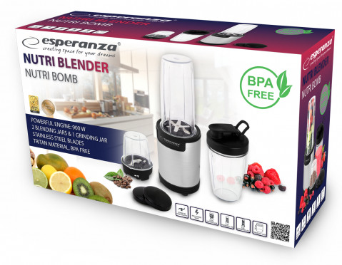 ESPERANZA NUTRI BLENDER 900W, 9 W 1 NUTRI BOMB - Galeria zdjęcie 6