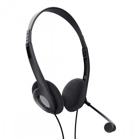 SŁUCHAWKI TRUST Primo Chat Headset - Black - Galeria zdjęcie 2